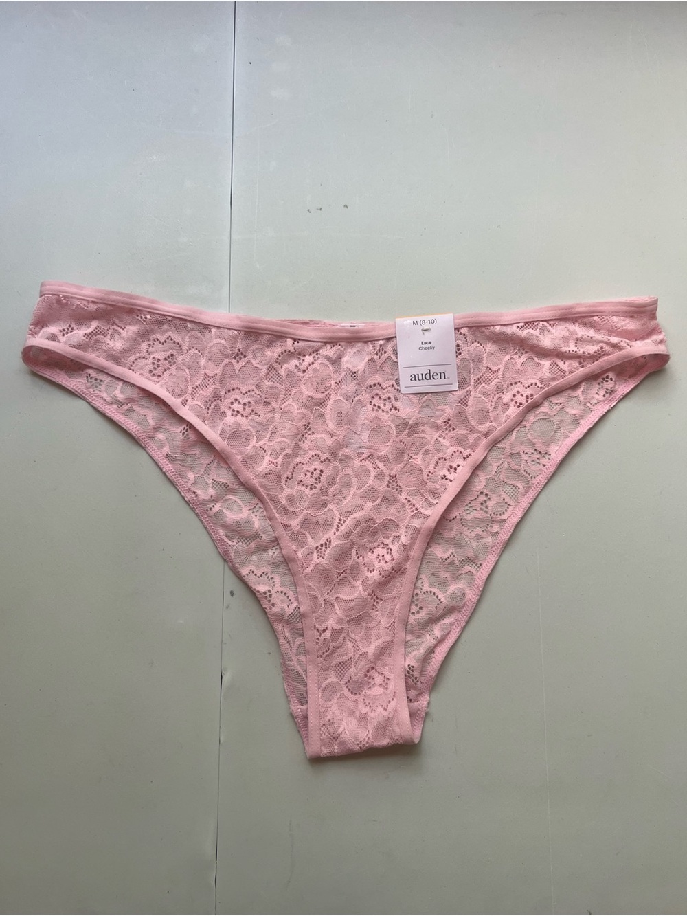 Auden Lace Bikini Panty in Light Pink